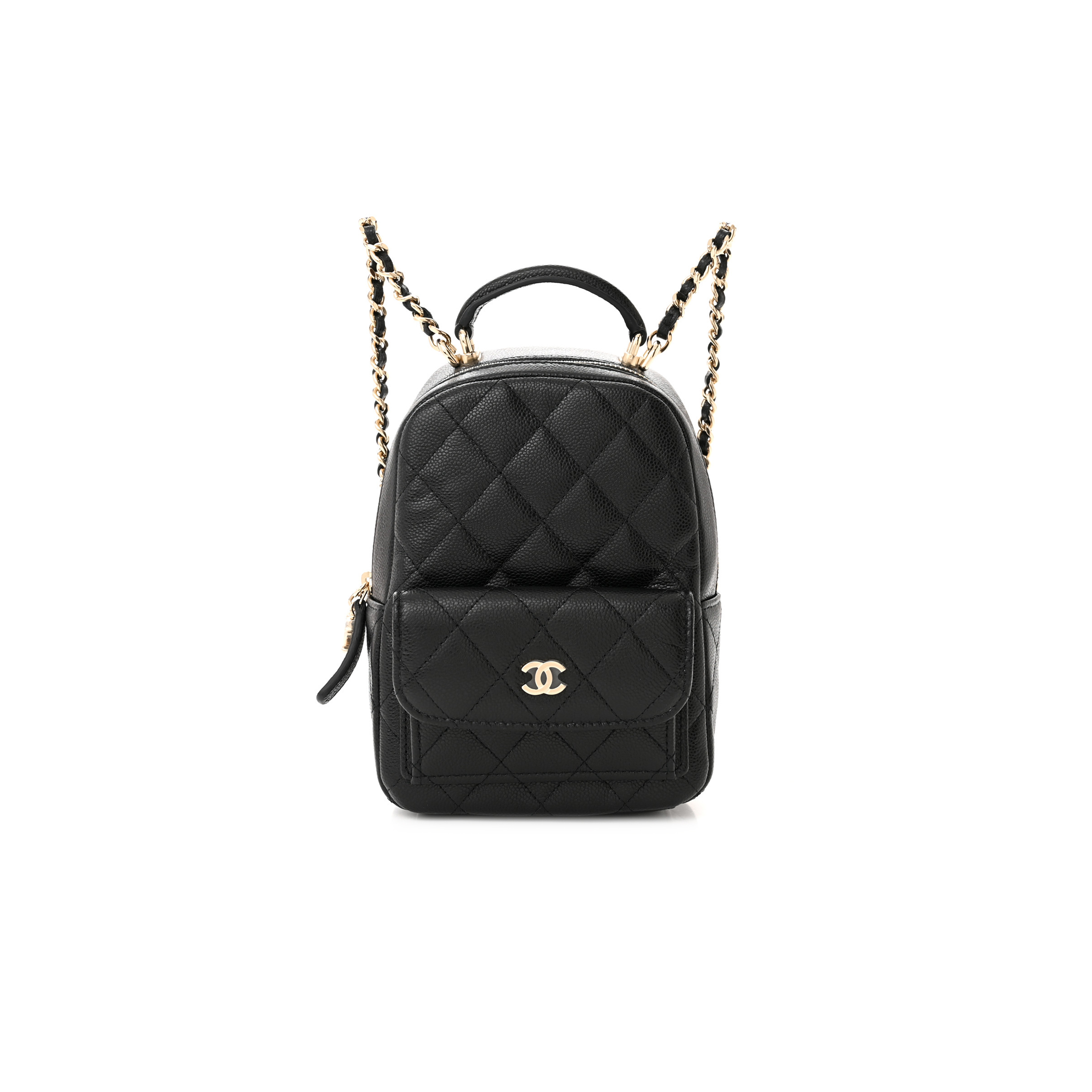 CHANEL MASTER CAVIAR QUILTED CC MINI CLASSIC BACKPACK AP3753 (18*13*9cm)